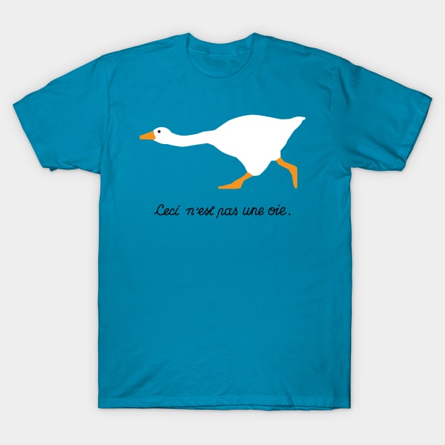 The Treachery of a Goose T-Shirt by Moysche